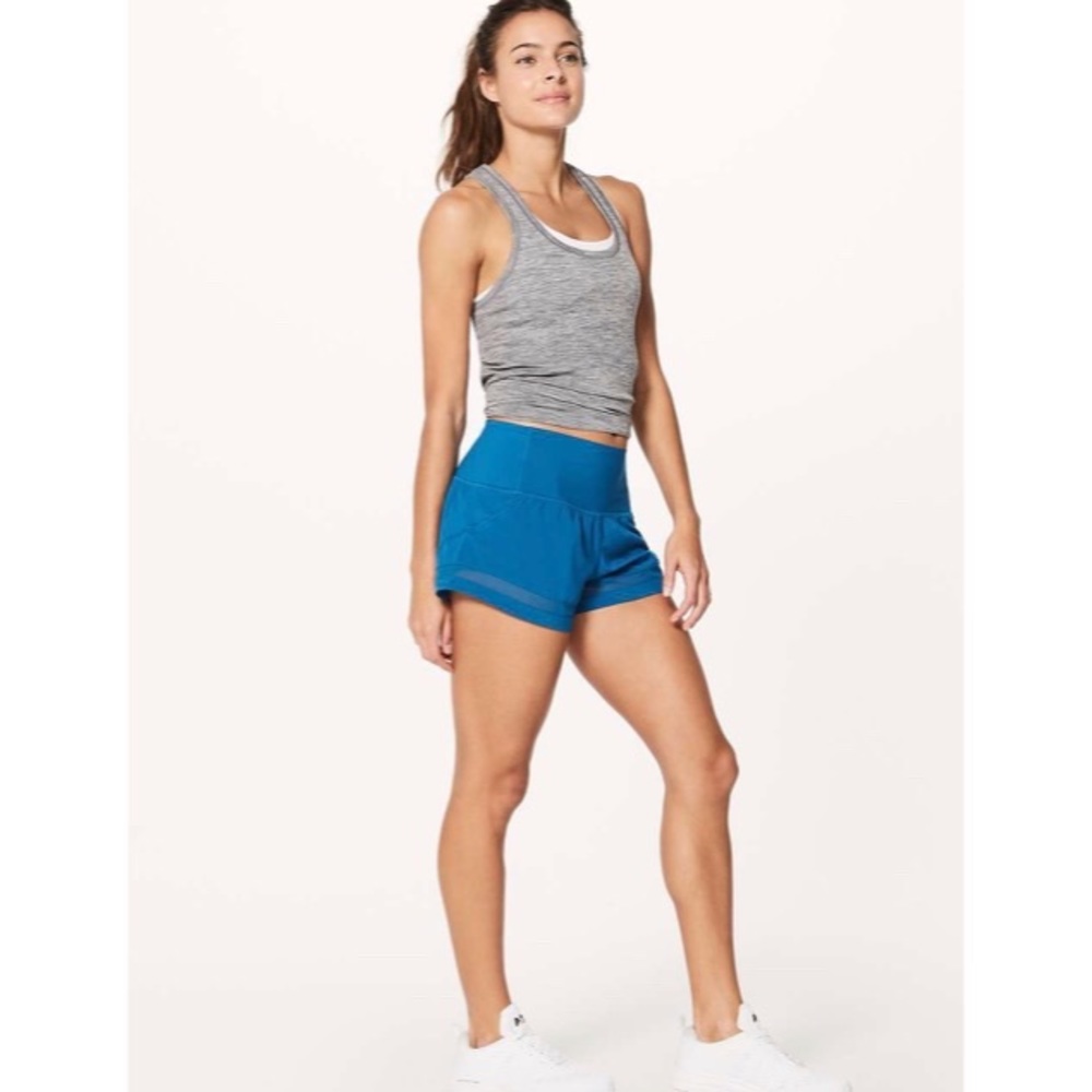 lululemon athletica Blue Athletic Running Shorts